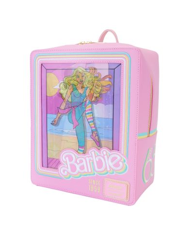 Sac à dos Loungefly - Barbie 65th Anniversary Doll Box Triple Lenticular