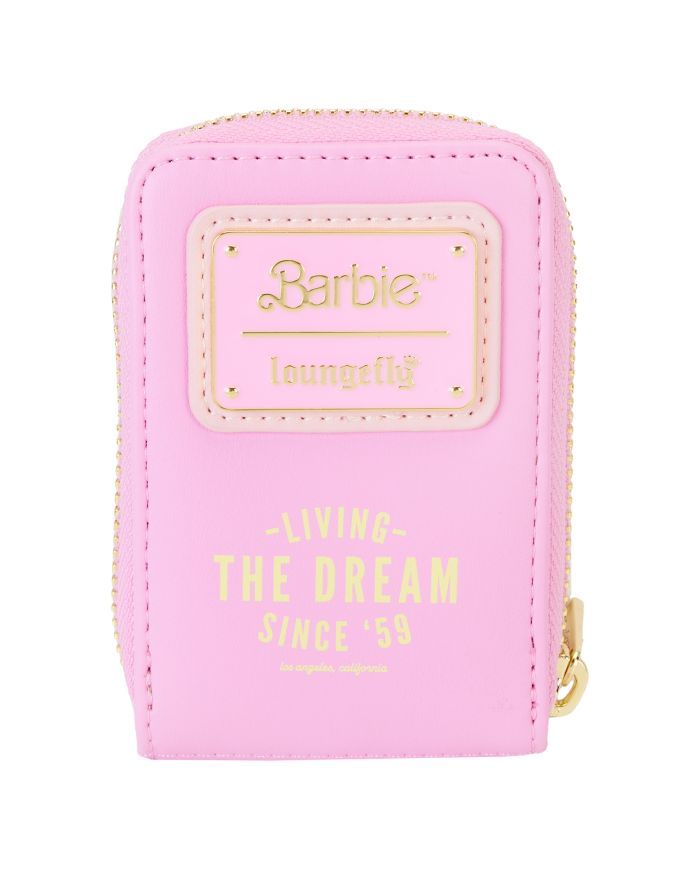 Portefeuille Loungefly - Barbie 65th Anniversary Doll Box Triple Lenticular