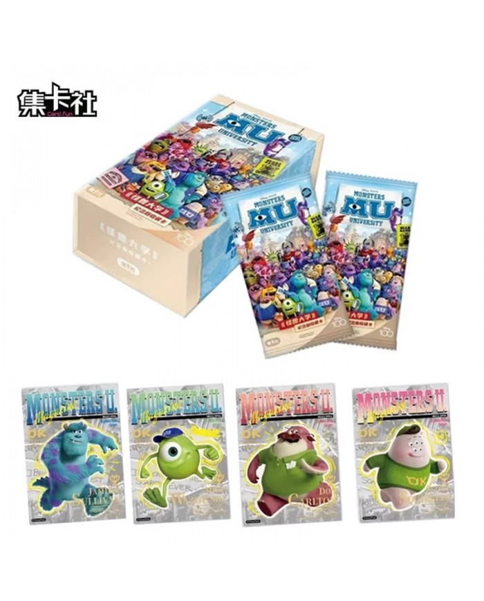 Cardfun Monsters University Deluxe Edition - Boîte 10 Boosters 4 Cartes