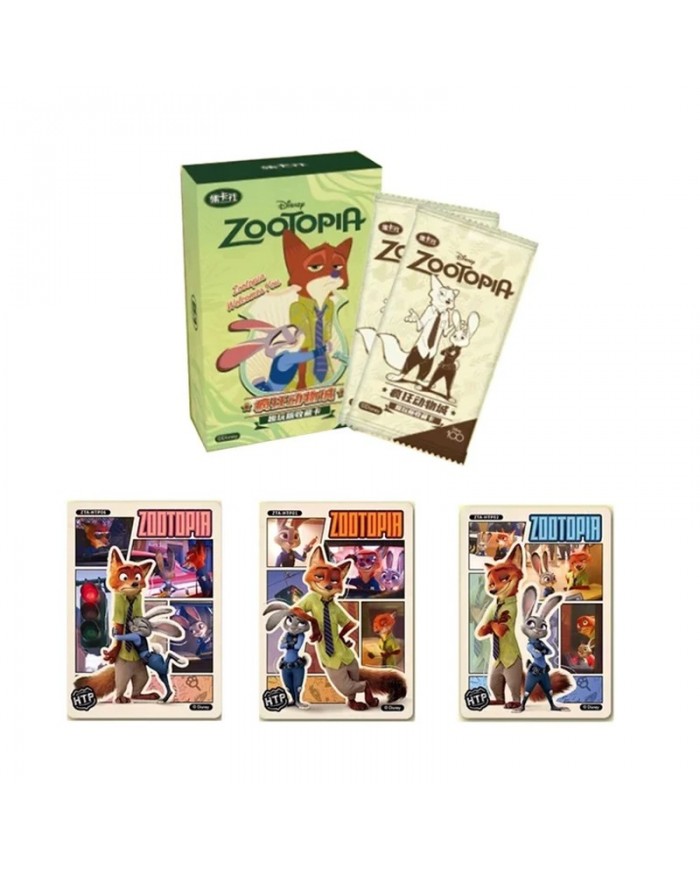 Cardfun Zootopie Fun Edition - Boîte 10 Boosters 4 Cartes