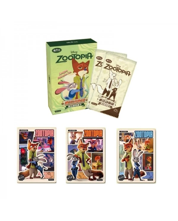 Cardfun Zootopie Fun Edition - Boîte 10 Boosters 4 Cartes