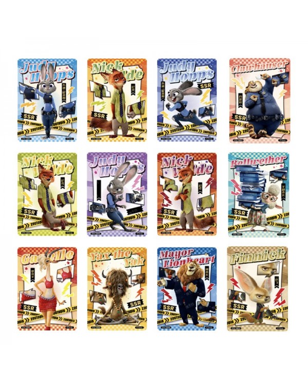 Cardfun Zootopie Fun Edition - Boîte 10 Boosters 4 Cartes