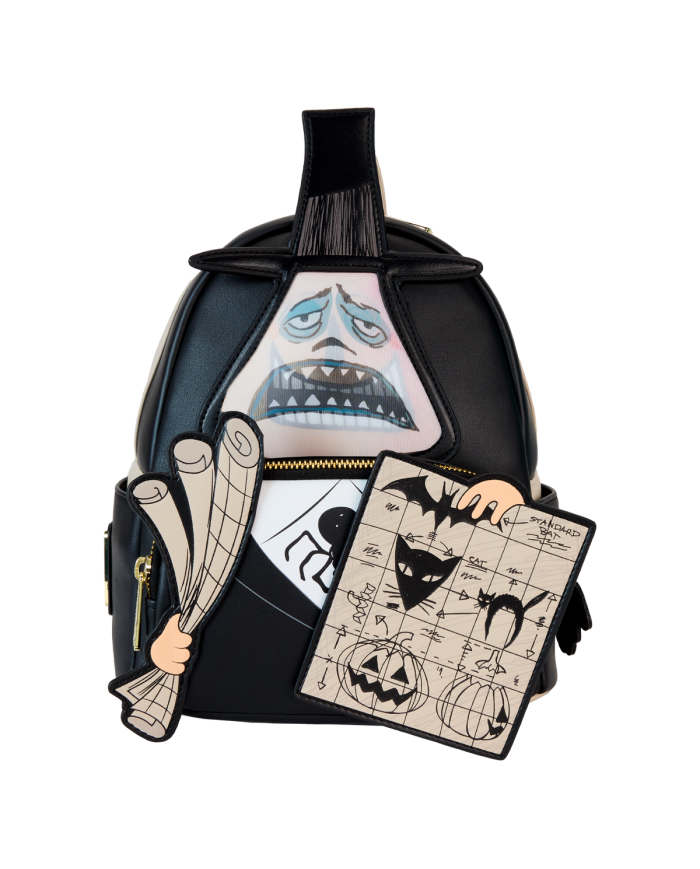 Sac à dos Loungefly - L'Etrange Noël de Mr Jack Mayor with Plans Cosplay Lenticular