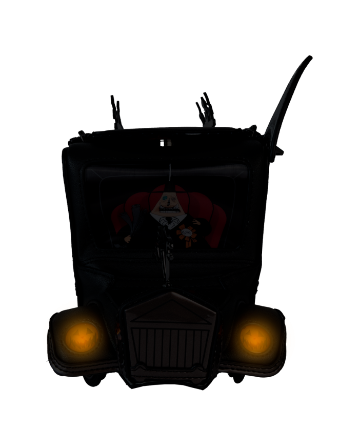 Sac à bandoulière Loungefly - L'Etrange Noël de Mr Jack Mayor-Mobile Figural Light Up Lenticular