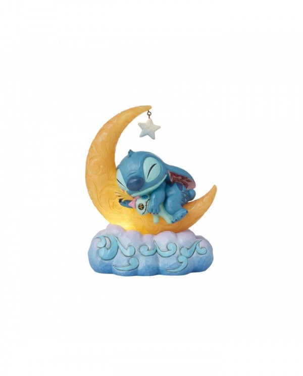 Disney Traditions - Stitch & Souillon Lune Lumineuse