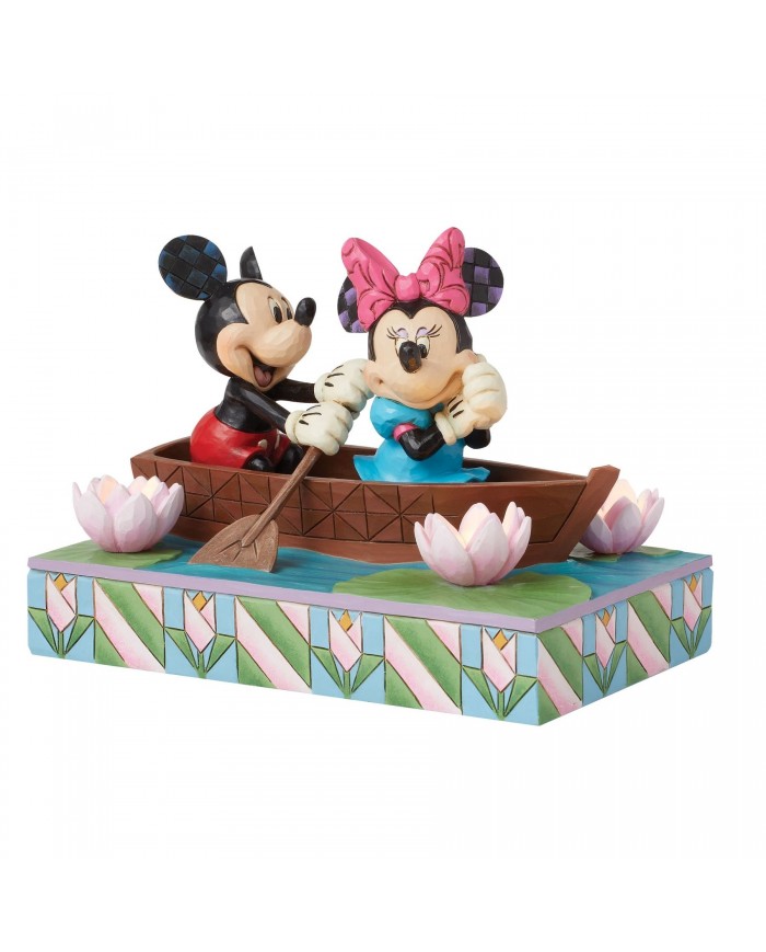 Disney Traditions - Mickey & Minnie sur une barque