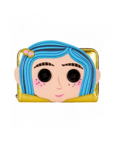 Portefeuille Loungefly - Coraline 15ème Anniversaire Doll Cosplay