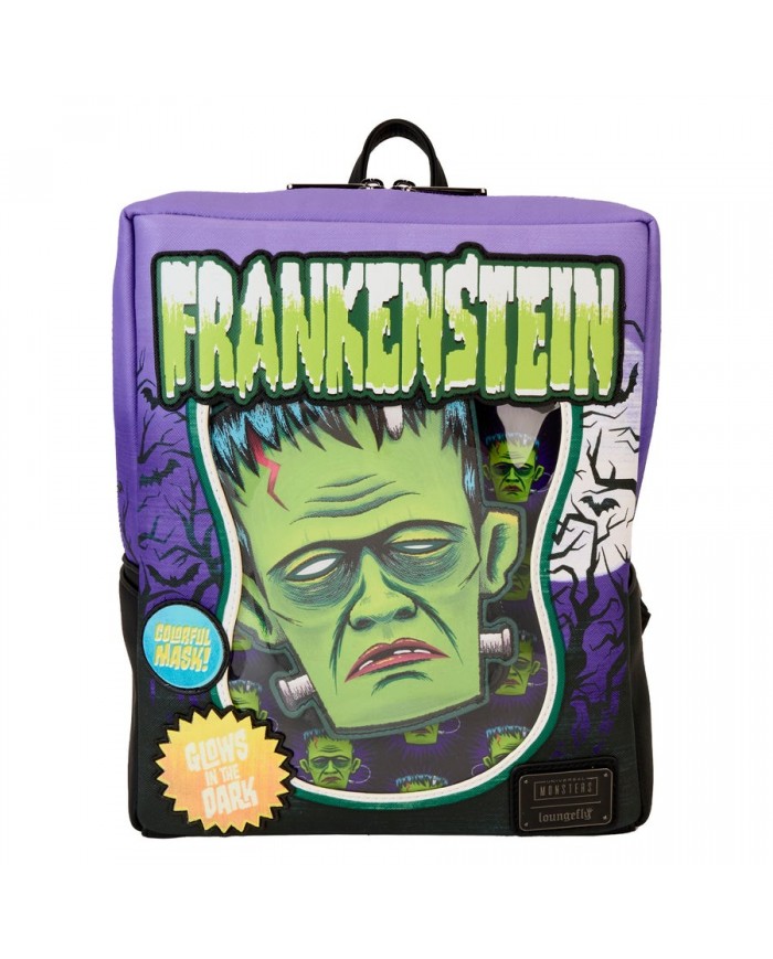 Sac à dos Loungefly - Universal Monsters Frankenstein Neon Mask