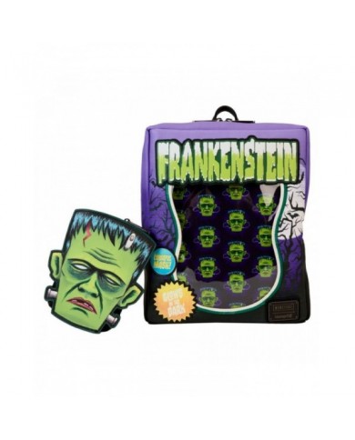 Sac à dos Loungefly - Universal Monsters Frankenstein Neon Mask