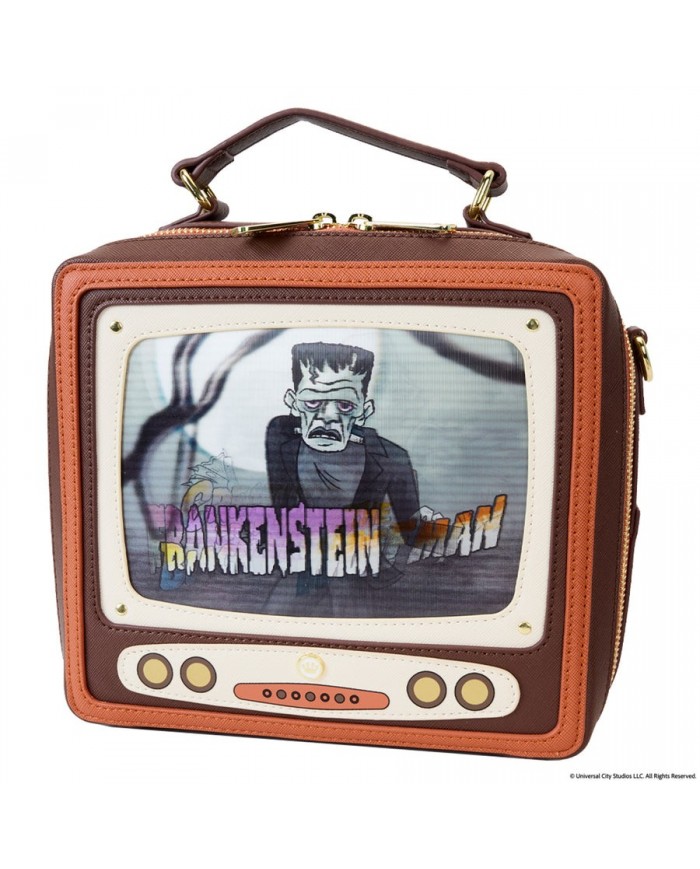 Sac à bandoulière Loungefly - Universal Monsters Vintage TV Lenticular