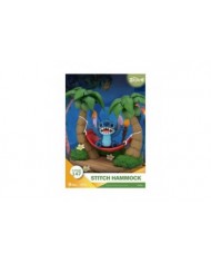 Lilo & Stitch diorama PVC D-Stage Stitch Hammock 13 cm