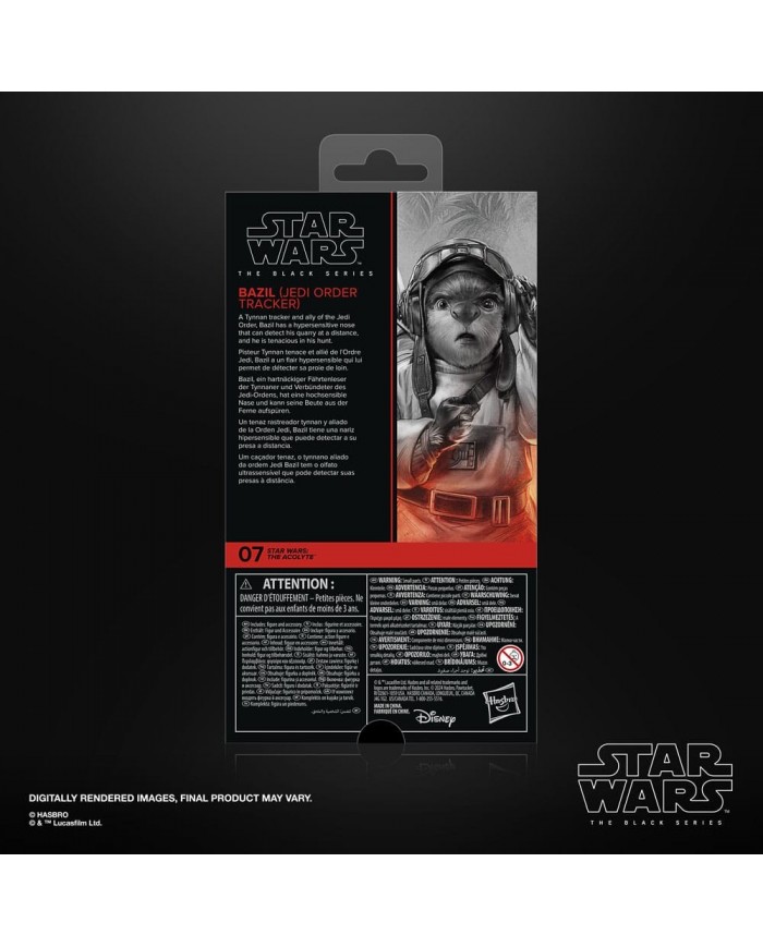 Star Wars: The Acolyte Black Series figurine Bazil (Jedi Order Tracker) 10 cm