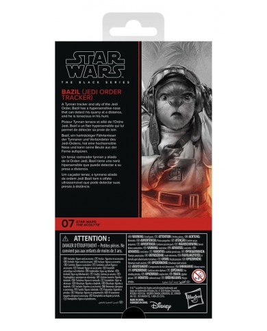 Star Wars: The Acolyte Black Series figurine Bazil (Jedi Order Tracker) 10 cm