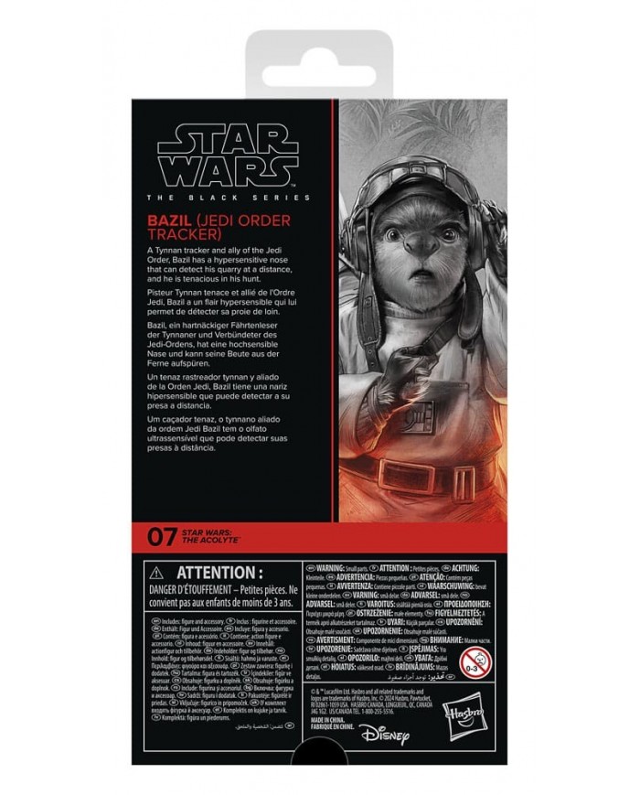 Star Wars: The Acolyte Black Series figurine Bazil (Jedi Order Tracker) 10 cm