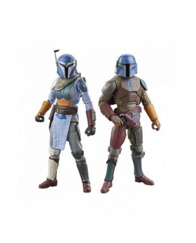 Star Wars: The Mandalorian Black Series pack 2 figurines Mandalorian Shriek-Hawk Trainers 15 cm