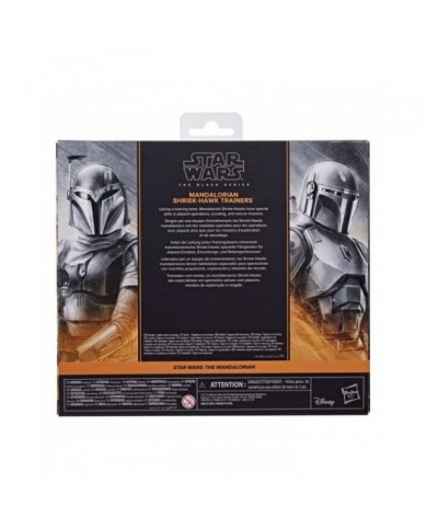 Star Wars: The Mandalorian Black Series pack 2 figurines Mandalorian Shriek-Hawk Trainers 15 cm