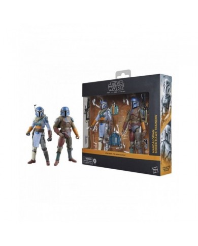 Star Wars: The Mandalorian Black Series pack 2 figurines Mandalorian Shriek-Hawk Trainers 15 cm