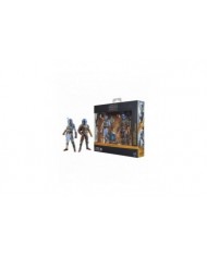Star Wars: The Mandalorian Black Series pack 2 figurines Mandalorian Shriek-Hawk Trainers 15 cm