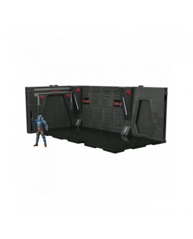 Star Wars: The Mandalorian Vintage Collection Tantive IV Hallway et figurine Mandalorian Privateer 10 cm