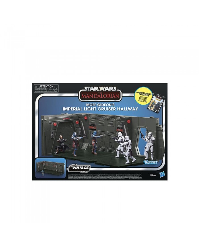 Star Wars: The Mandalorian Vintage Collection Tantive IV Hallway et figurine Mandalorian Privateer 10 cm