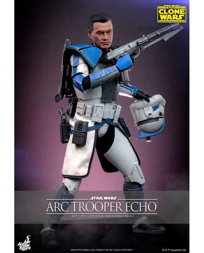 Star Wars: The Clone Wars figurine 1/6 Arc Trooper Echo 30 cm