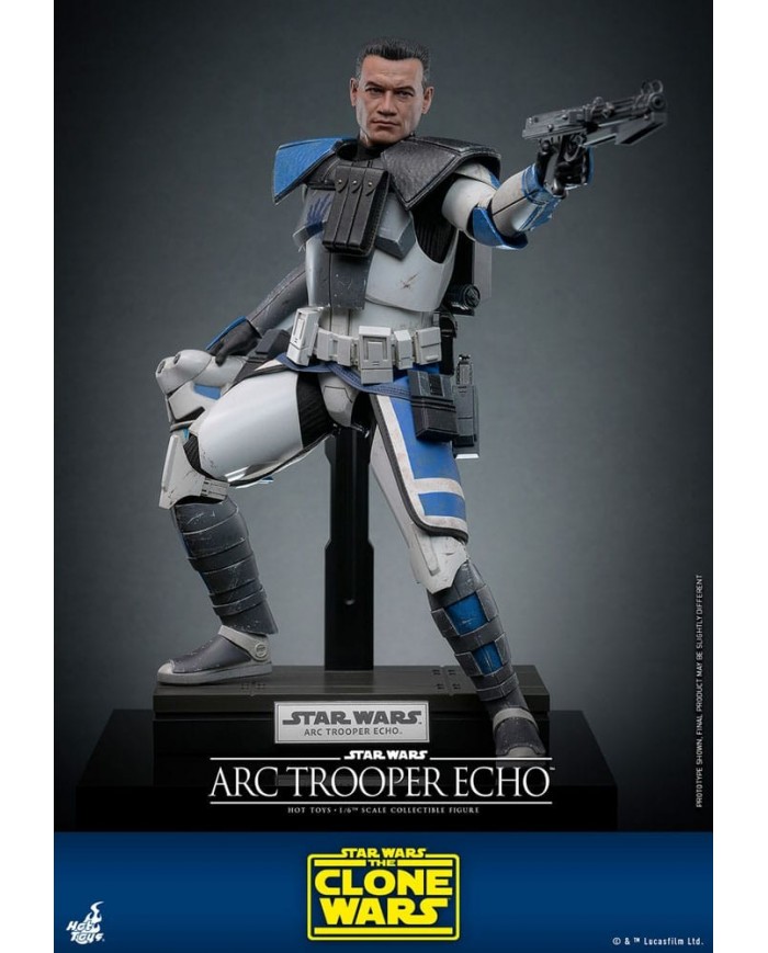 Star Wars: The Clone Wars figurine 1/6 Arc Trooper Echo 30 cm