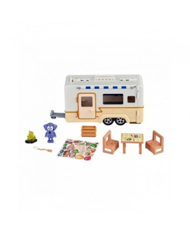 Bluey figurine et véhicule Bluey Caravane