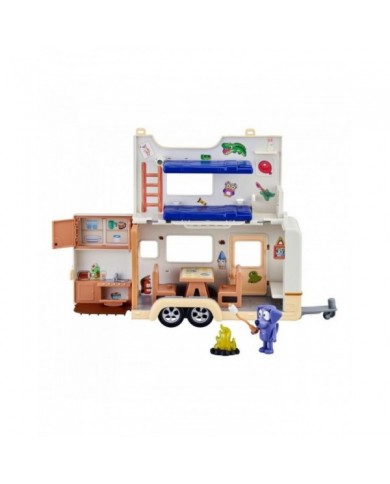 Bluey figurine et véhicule Bluey Caravane