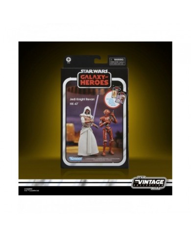 Star Wars: Galaxy of Heroes Vintage Collection pack 2 figurines Jedi Knight Revan & HK-47 10 cm