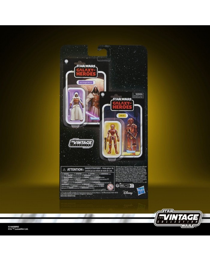Star Wars: Galaxy of Heroes Vintage Collection pack 2 figurines Jedi Knight Revan & HK-47 10 cm