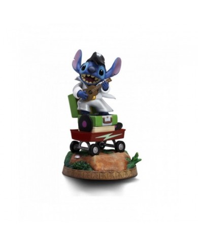Lilo & Stitch statuette 1/10 Art Scale Stitch King of Rock 17 cm