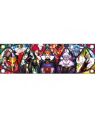 Puzzle 1000 pièces - Disney Panorama - Méchants