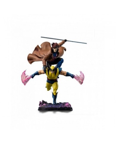 Marvel statuette 1/10 Deluxe Art Scale X-Men'97 Gambit & Wolverine 29 cm