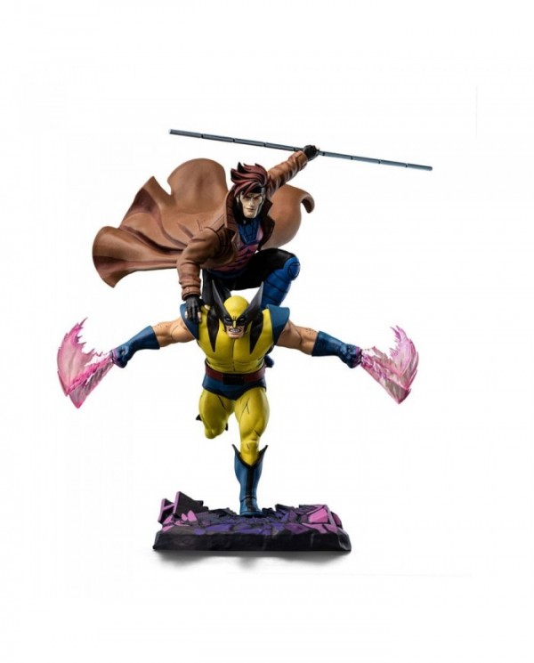 Marvel statuette 1/10 Deluxe Art Scale X-Men'97 Gambit & Wolverine 29 cm
