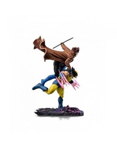 Marvel statuette 1/10 Deluxe Art Scale X-Men'97 Gambit & Wolverine 29 cm