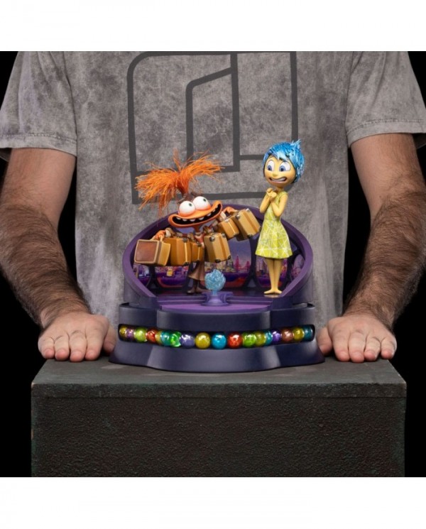 Vice-versa 2 statuette 1/10 Deluxe Art Scale Joie & Anxiété 26 cm