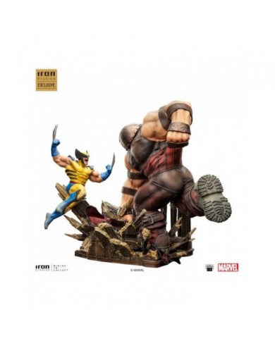 Marvel statuette 1/10 BDS Art Scale Wolverine vs Juggernaut heo EU Exclusive 30 cm