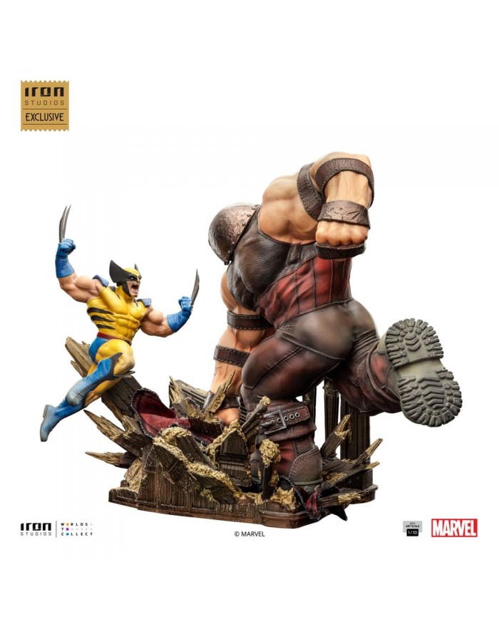 Marvel statuette 1/10 BDS Art Scale Wolverine vs Juggernaut heo EU Exclusive 30 cm
