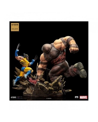 Marvel statuette 1/10 BDS Art Scale Wolverine vs Juggernaut heo EU Exclusive 30 cm