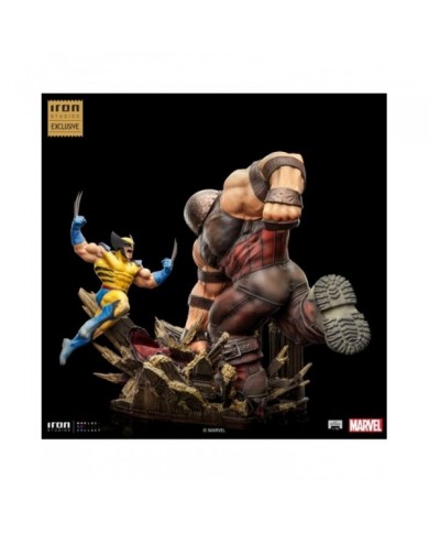 Marvel statuette 1/10 BDS Art Scale Wolverine vs Juggernaut heo EU Exclusive 30 cm