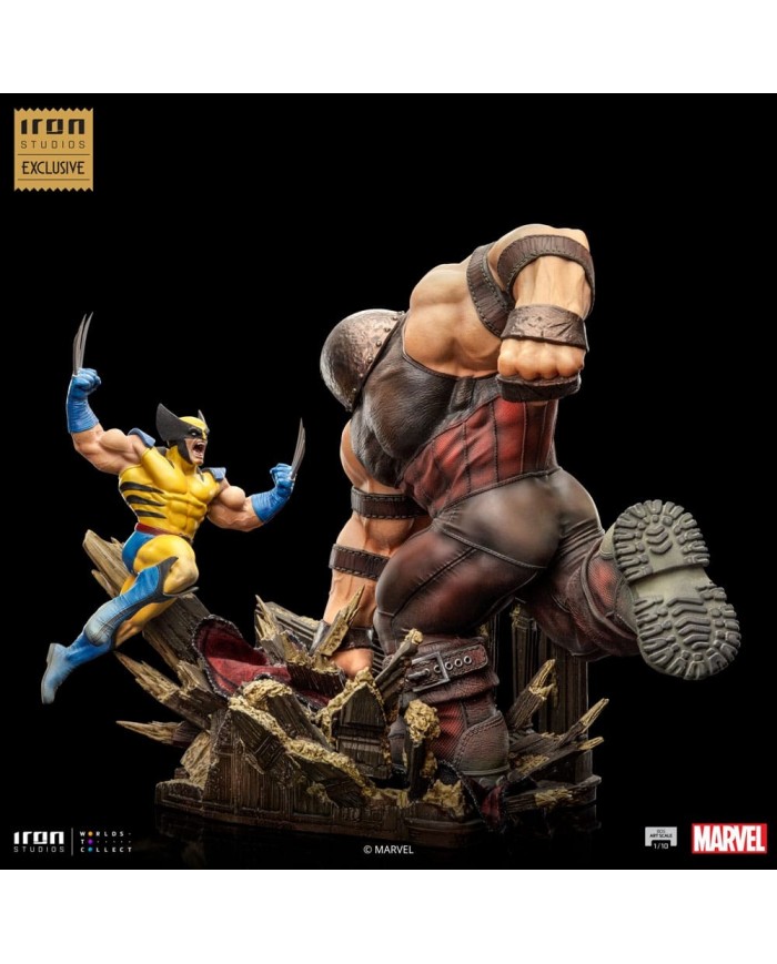 Marvel statuette 1/10 BDS Art Scale Wolverine vs Juggernaut heo EU Exclusive 30 cm