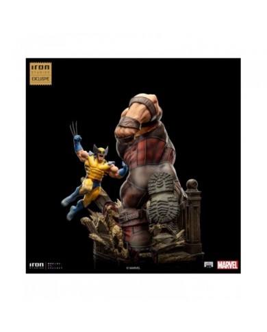 Marvel statuette 1/10 BDS Art Scale Wolverine vs Juggernaut heo EU Exclusive 30 cm