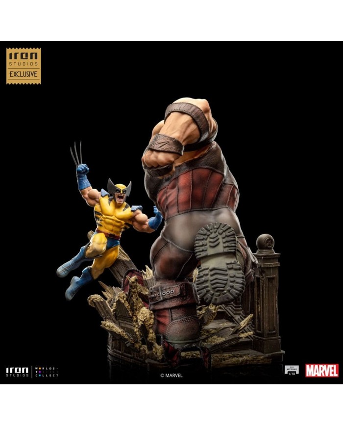 Marvel statuette 1/10 BDS Art Scale Wolverine vs Juggernaut heo EU Exclusive 30 cm