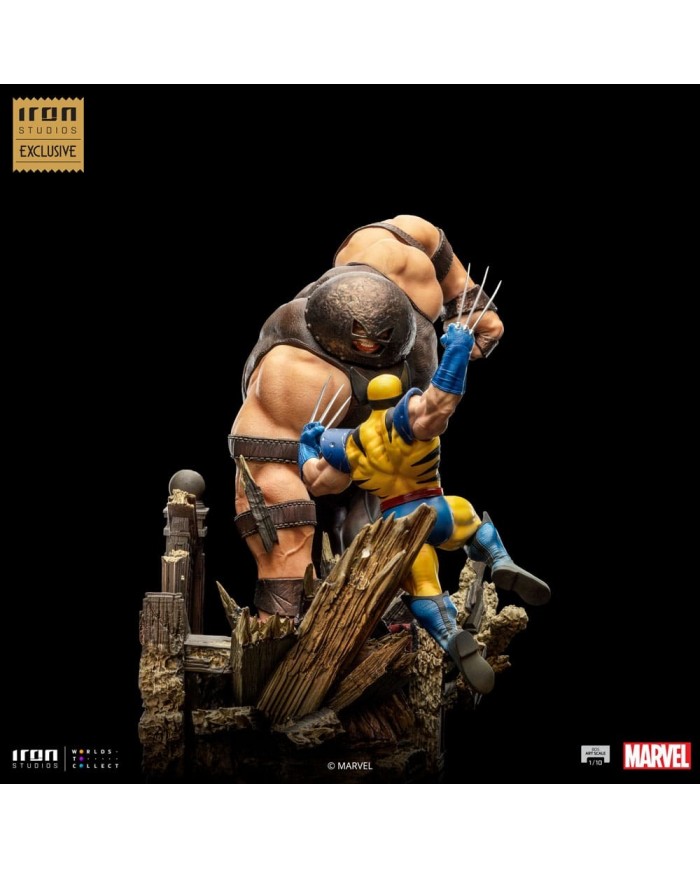 Marvel statuette 1/10 BDS Art Scale Wolverine vs Juggernaut heo EU Exclusive 30 cm