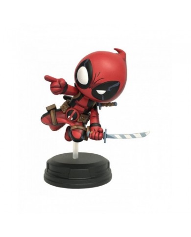 Marvel Animated statuette Deadpool (Jumping) 18 cm