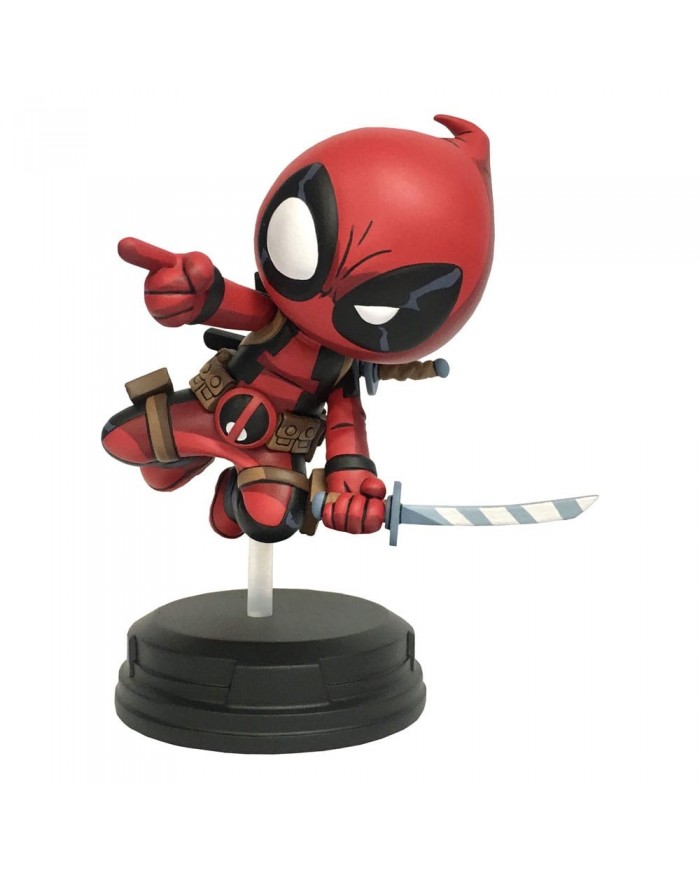 Marvel Animated statuette Deadpool (Jumping) 18 cm