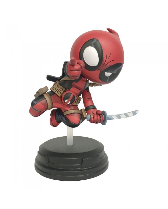 Marvel Animated statuette Deadpool (Jumping) 18 cm