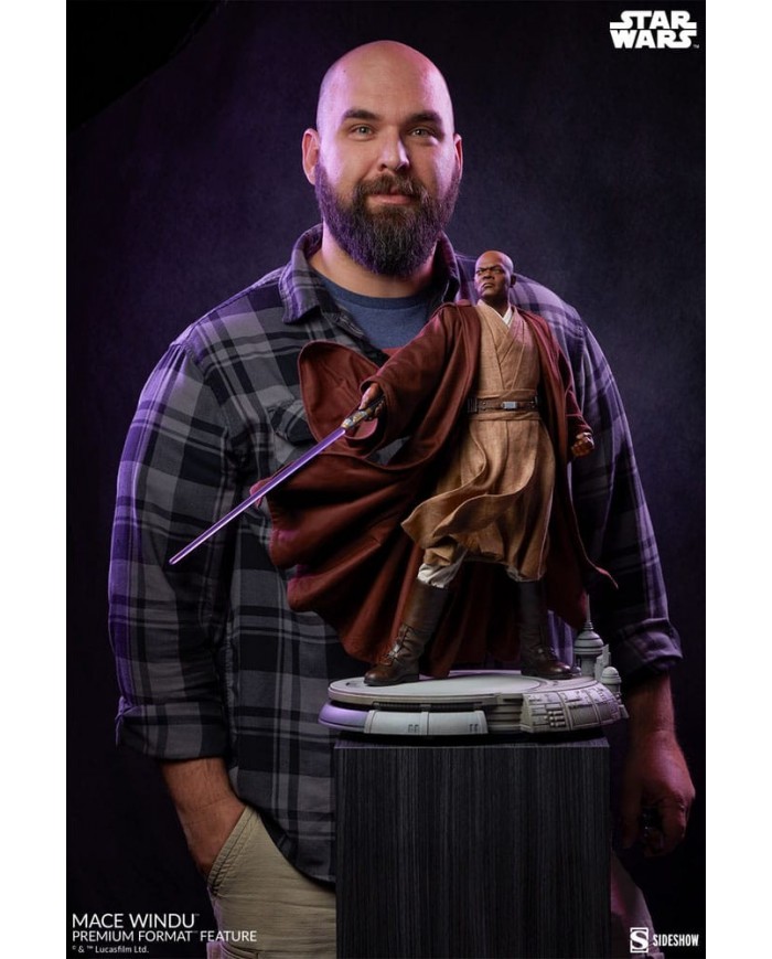 Star Wars Episode III statuette Premium Format Mace Windu 53 cm