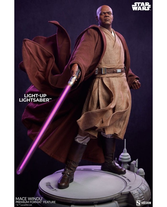 Star Wars Episode III statuette Premium Format Mace Windu 53 cm
