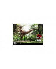 Jurassic Park statuette Prime Collectibles 1/10 Velociraptor Jump 21 cm